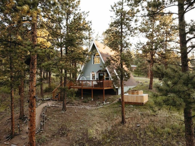 Small Modern Cabins Or Updated A-Frames In Recreational Areas