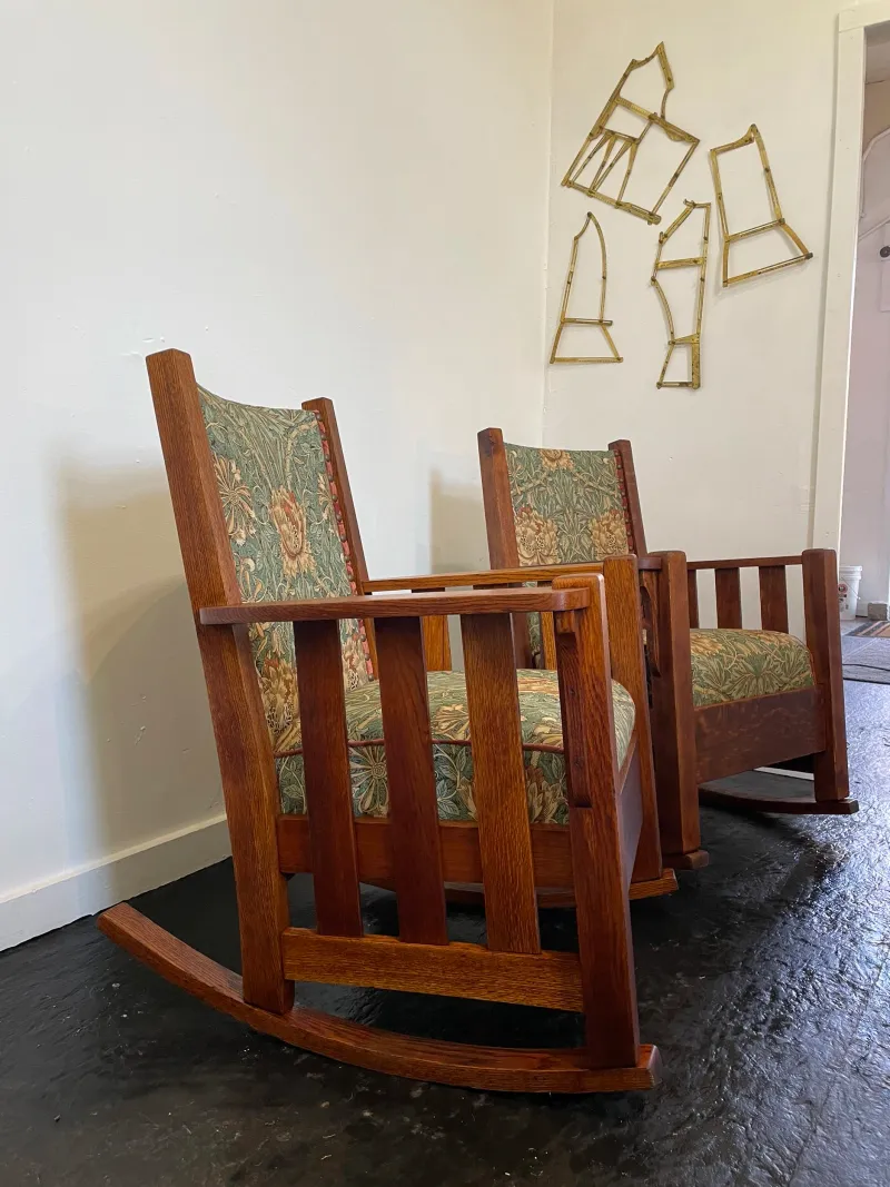 Top Vintage Treasures Every Indiana Collector Wants Right Now - Decor Hint Mission Oak Rocking Chairs