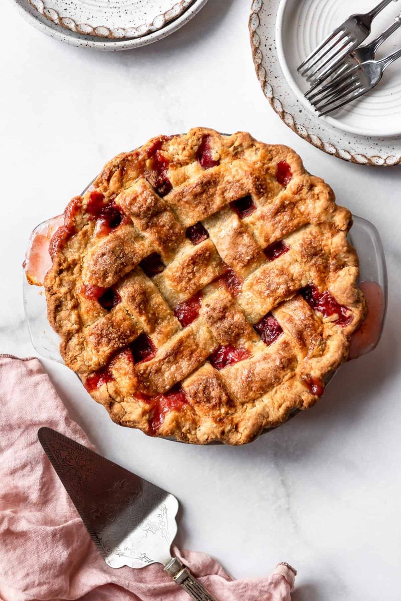 14 Oregon Family Recipes Passed Down And Perfected Through Time - Decor Hint Rhubarb Strawberry Pie