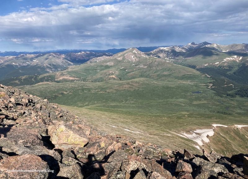 Mount Bierstadt's Cloud-Level Panorama