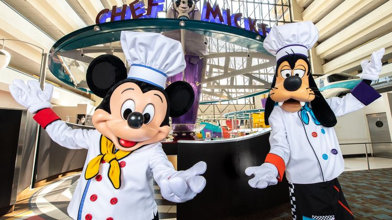 10 Can't-Miss Buffets In Florida For Big Appetites - Decor Hint Chef Mickey's at Disney's Contemporary Resort