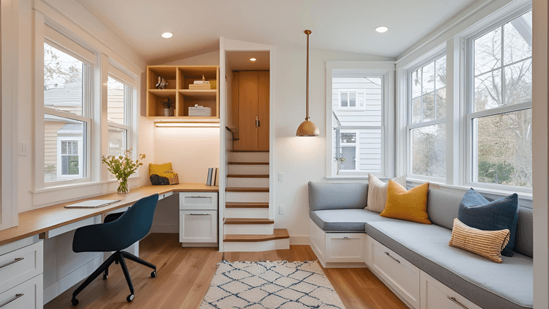 Multipurpose Layouts For Work, Reading, And Relaxation