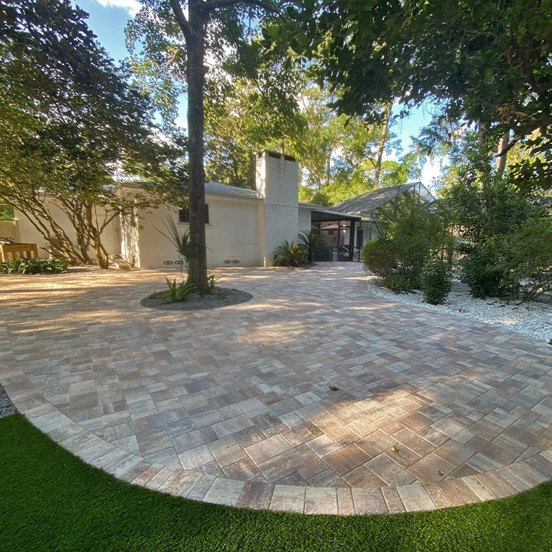 Stone-Paved Patios