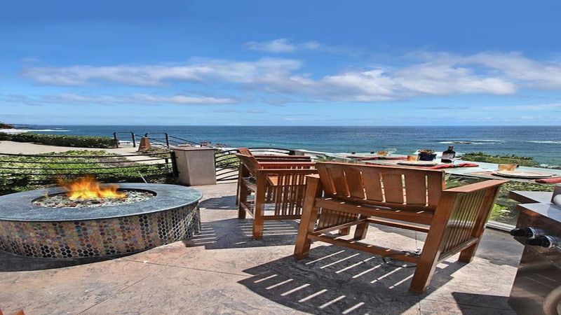Fire Pit Lounge with Ocean Views
