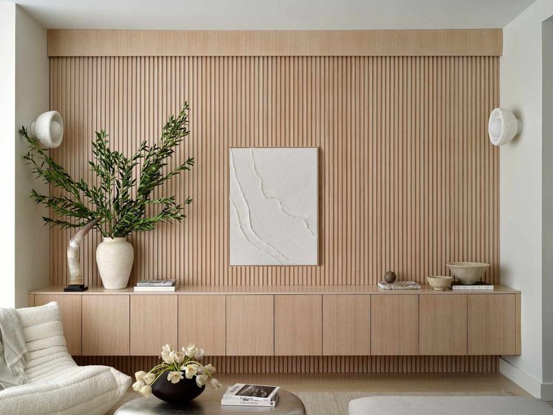 16 Hot 2025 Renovation Trends In New York You'll Wish You Skipped - Decor Hint Accent Walls with Wood Slats