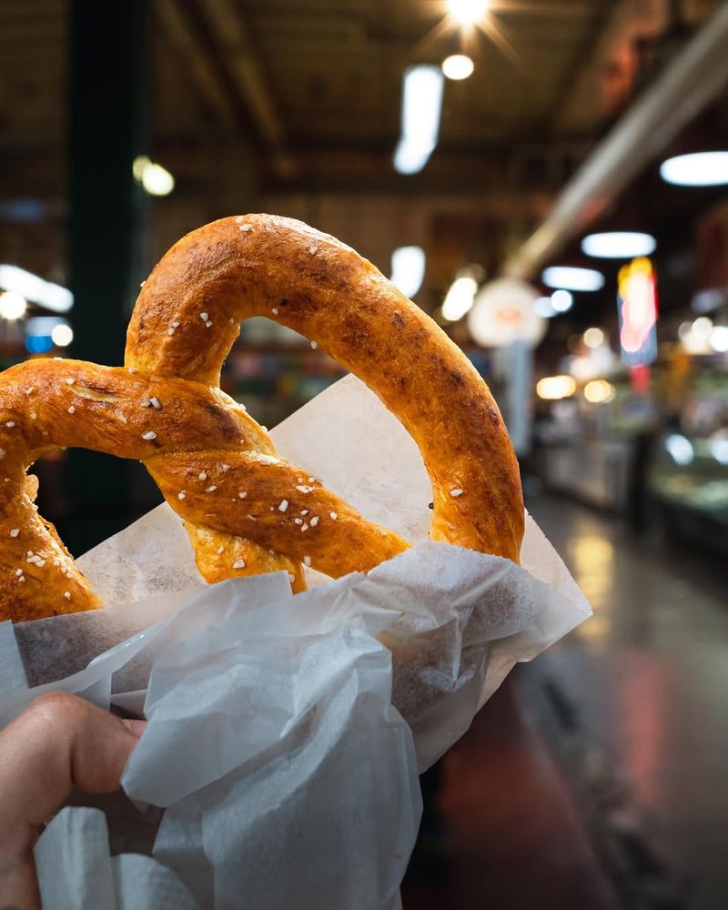 14 Must Try Soft Pretzels Across Pennsylvania That Outshine The Rest - Decor Hint Reading Terminal Market Pretzels