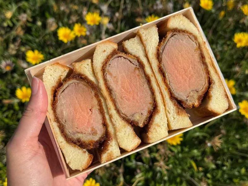 The Giant Pork Tenderloin Sandwiches In California Everyone Talks About - Decor Hint Tonkatsu Marushichi - Torrance