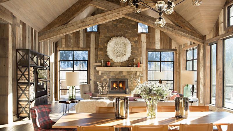 The Sunny Breakfast Nooks In Colorado Cabins Where Mornings Feel Extra Cozy - Decor Hint Aspen-Framed Dining Niche