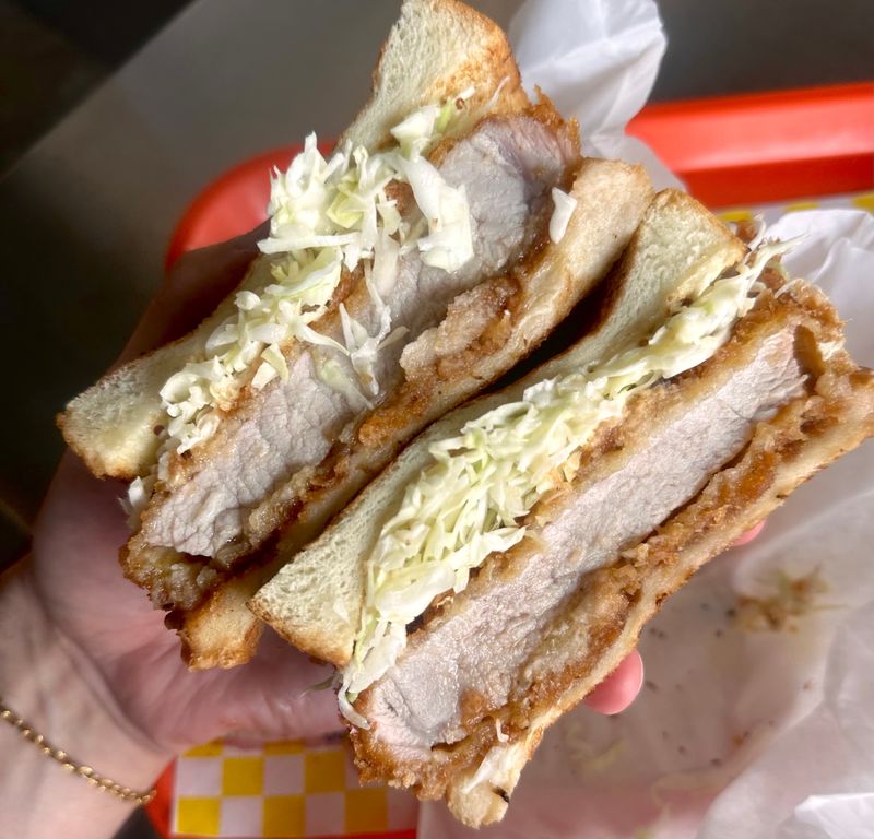 The Giant Pork Tenderloin Sandwiches In California Everyone Talks About - Decor Hint Katsu Sando - Los Angeles