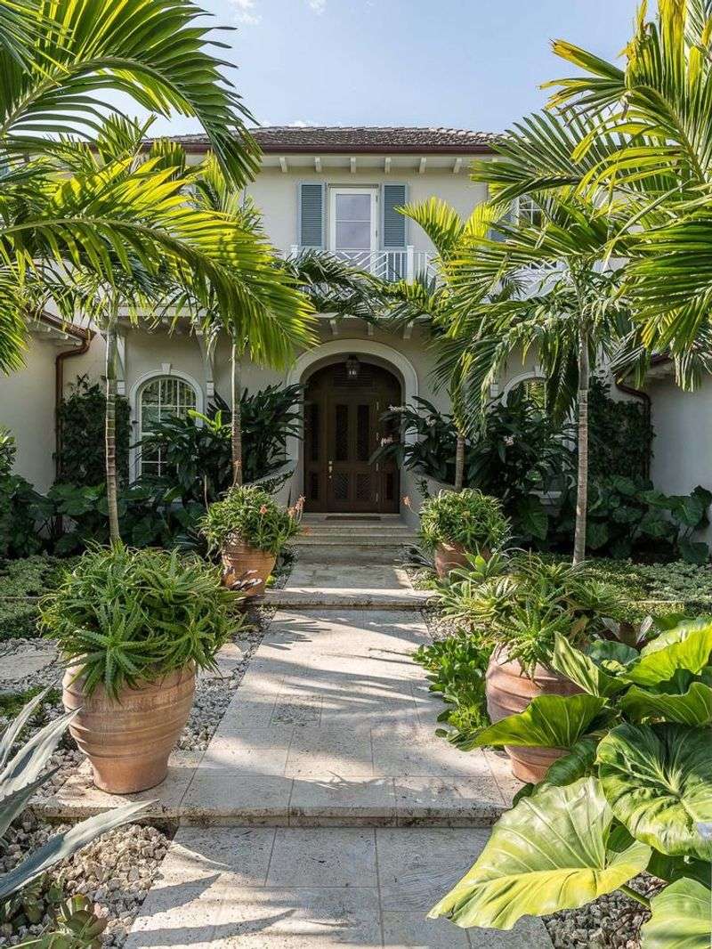 Palm-Framed Entryways