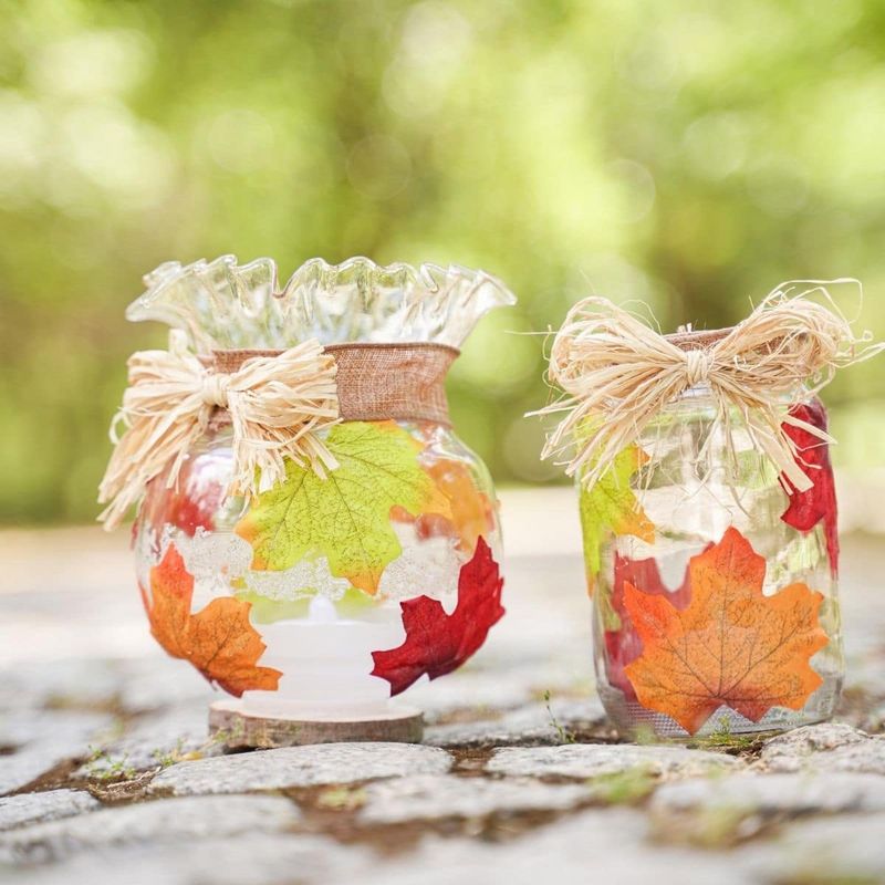Autumn Home Decoration Ideas For Homes In New York - Decor Hint Mason Jar Lanterns with Fairy Lights