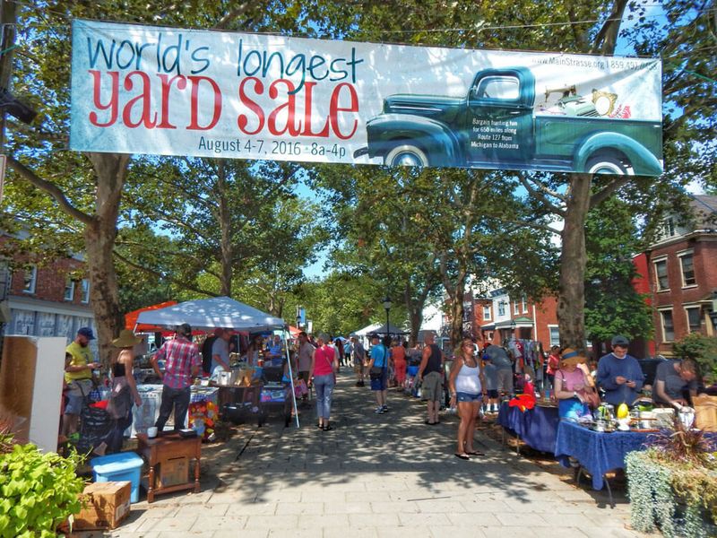 People Drive From All Over Kentucky For The Antique Dressers At This Giant Yard Sale - Decor Hint The Community Behind The Sale