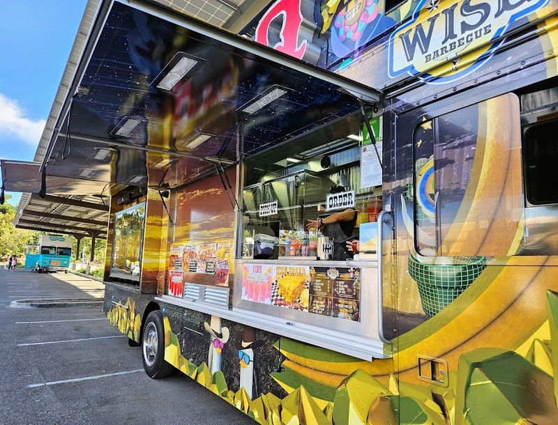 The California BBQ Truck Outsmoking Texas, One Brisket At A Time - Decor Hint Behind The Smoke