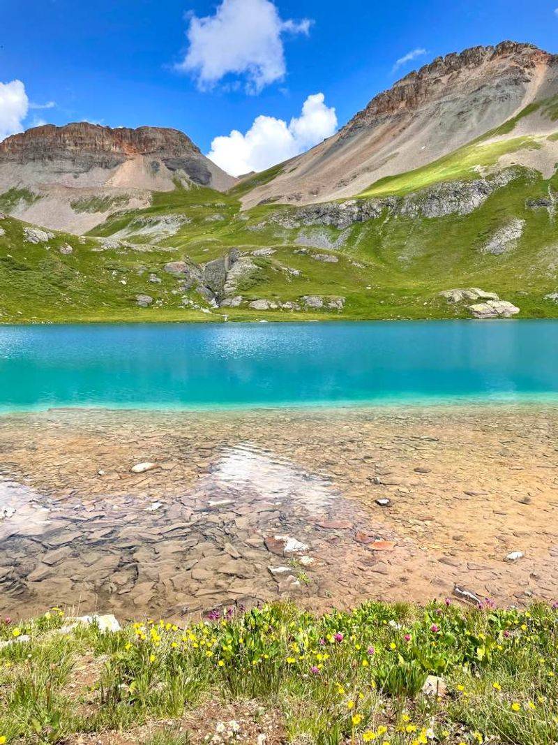 Ice Lakes Basin's Otherworldly Blue Waters