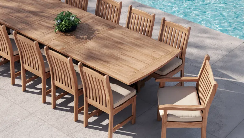 10 Outdated California Furniture Trends Making A Stylish Comeback - Decor Hint Teak Wood Outdoor Furniture