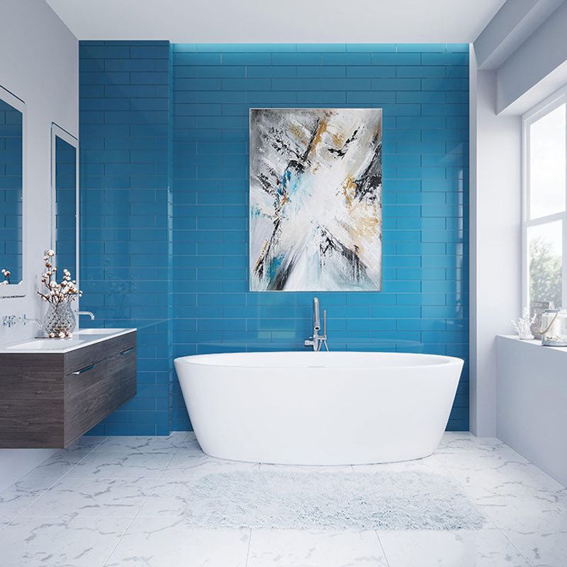 11 Florida Bathroom Remodels Homeowners Wish They'd Skipped - Decor Hint Coastal-Themed Tile Remodel