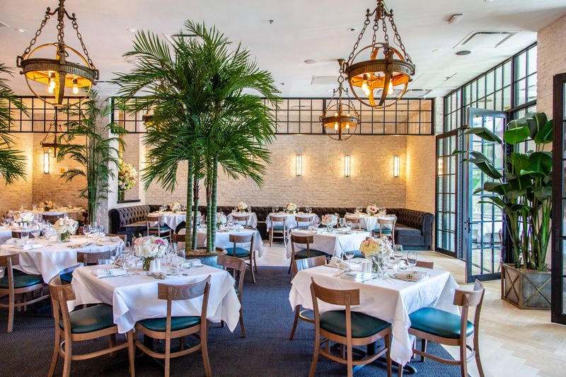 14 Private Dining Spots In Houston Perfect For Date Nights And Gatherings - Decor Hint The Annie Café & Bar Garden Room