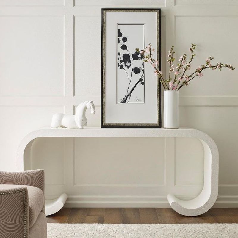 Sculptural Console Tables