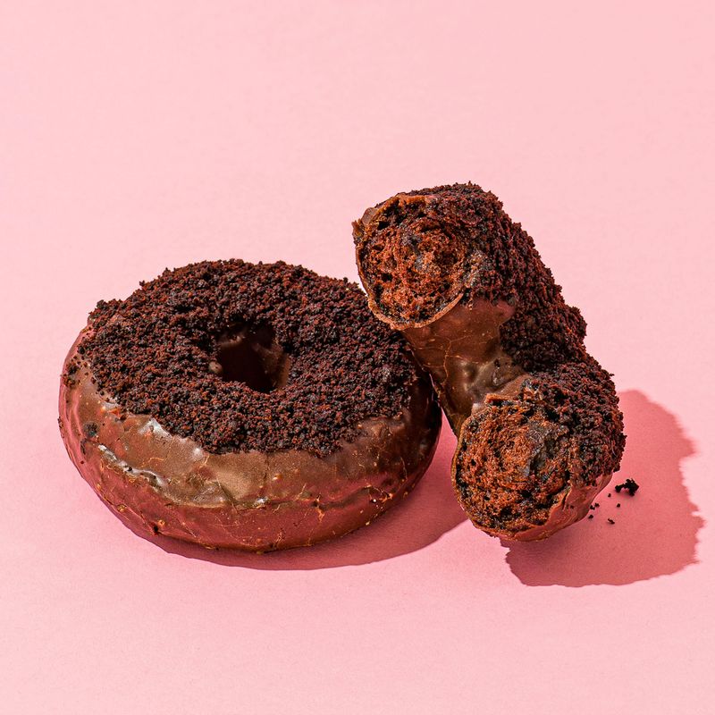 Blackout Chocolate Donut