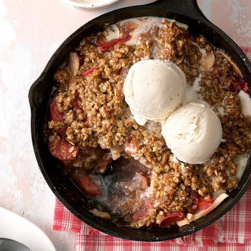 18 Timeless Michigan Country Recipes Just Like Grandma Made - Decor Hint Homemade Rhubarb Crisp