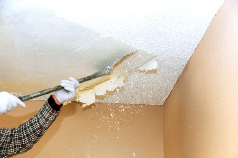 Popcorn Ceilings And Heavy Textured Walls