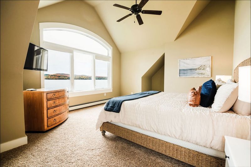 Michigan Lake House Bedrooms Perfect For Snuggling Up Lakeside - Decor Hint Panoramic Paradise in Traverse City