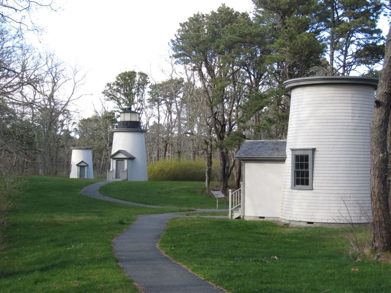 Three Sisters Lighthouses in Eastham