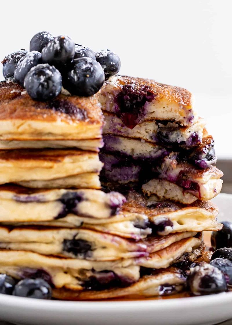 Al's French Frys's Blueberry Ricotta Pancakes
