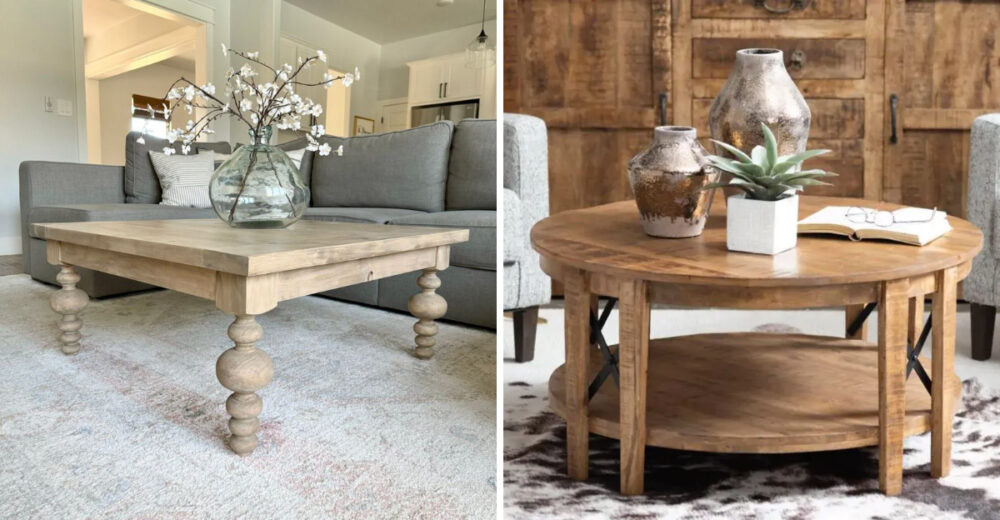 Mississippi Living Rooms Elevated By These Shabby Chic Coffee Tables - Decor Hint
