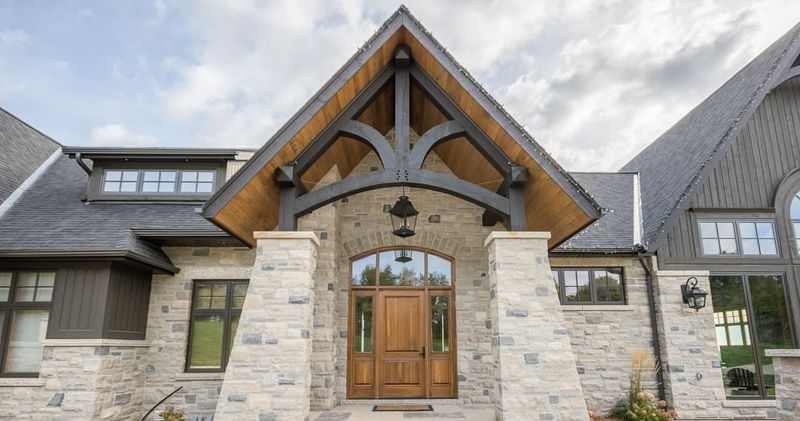 Stone And Timber Threshold