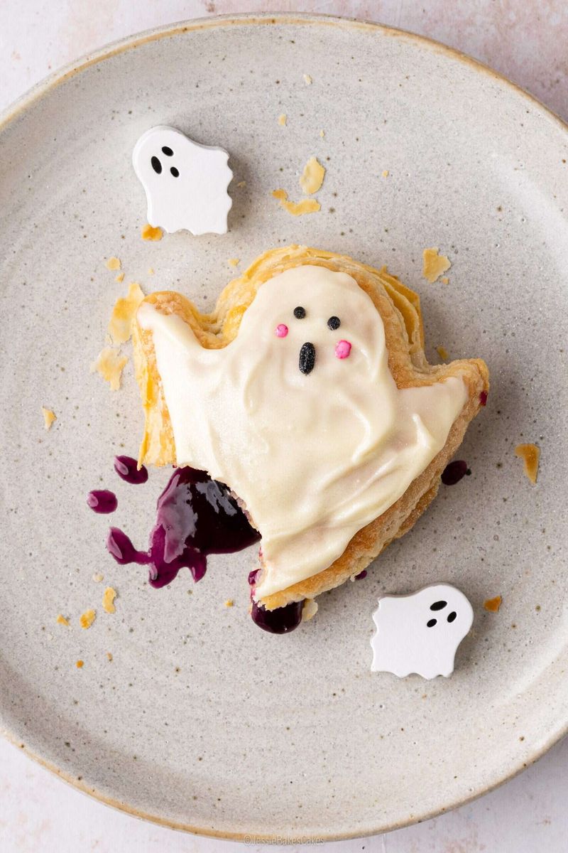 Glittery Ghost Pancakes