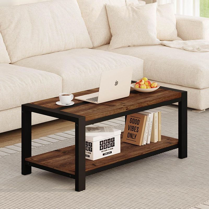 15 Living Oak Designs From Tierra's Texas That Showcase True Southern Sophistication - Decor Hint Rustic Oak Coffee Table with Lower Shelf