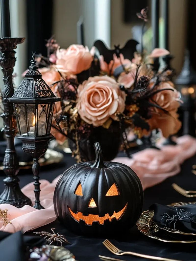 Pumpkin Clusters (Carved & Painted Black)