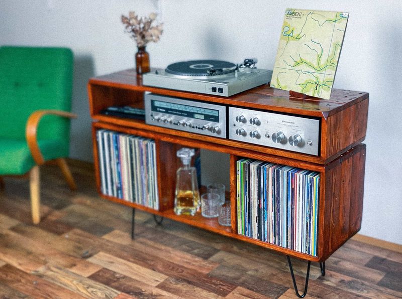 Retro Vinyl Record Consoles