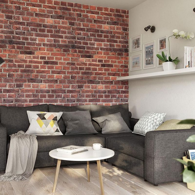 California's 12 Most Overplayed Living Room Trends To Ditch - Decor Hint Faux Brick Accent Walls