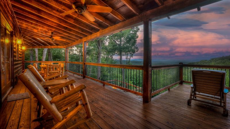 Weathered Cedar Rockers in Boone