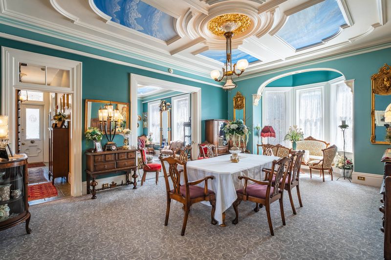Nevada's 1876 Rinckel Mansion Shines With Gold And Hand-Painted Splendor - Decor Hint Dining Room And Decorative Finishes