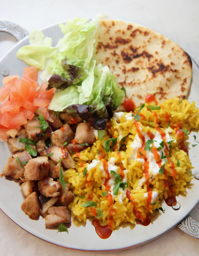 New York Foods Locals Can't Live Without - Decor Hint Halal Cart Chicken and Rice
