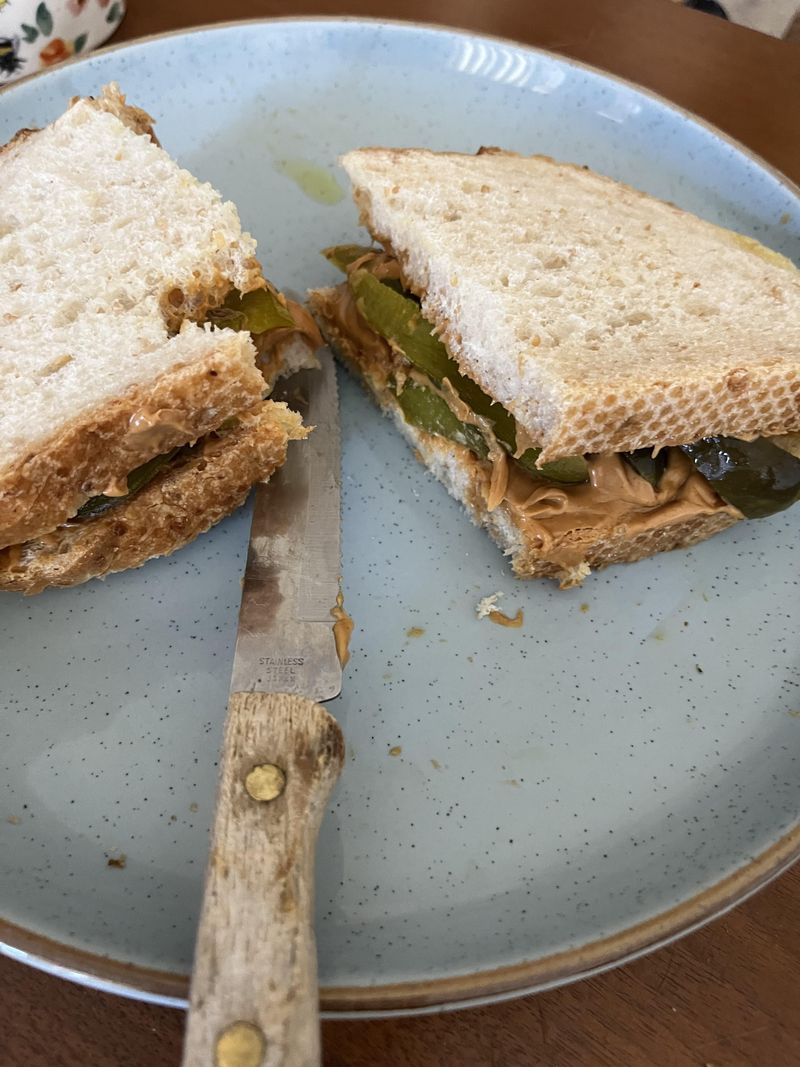 Ohio Foods Outsiders Will Never Understand, And That's Okay - Decor Hint Peanut Butter and Pickle Sandwich