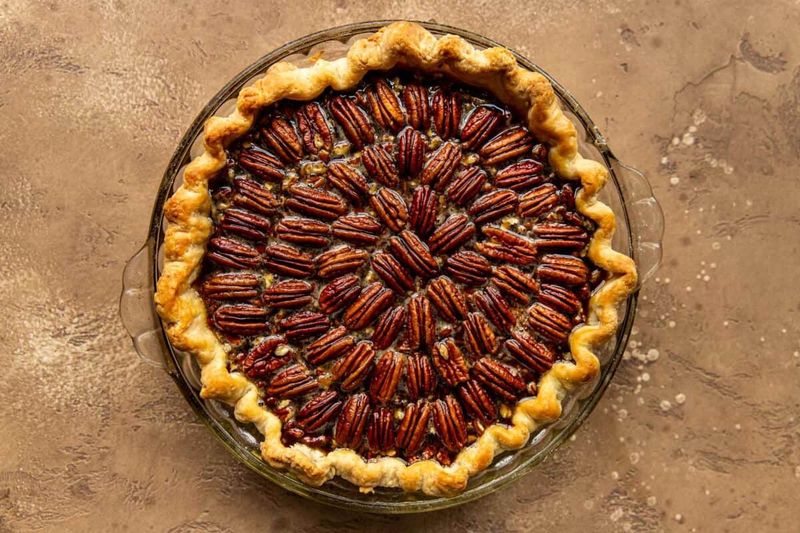 No-Corn-Syrup Pecan Pie (Sugar And Maple Blend)