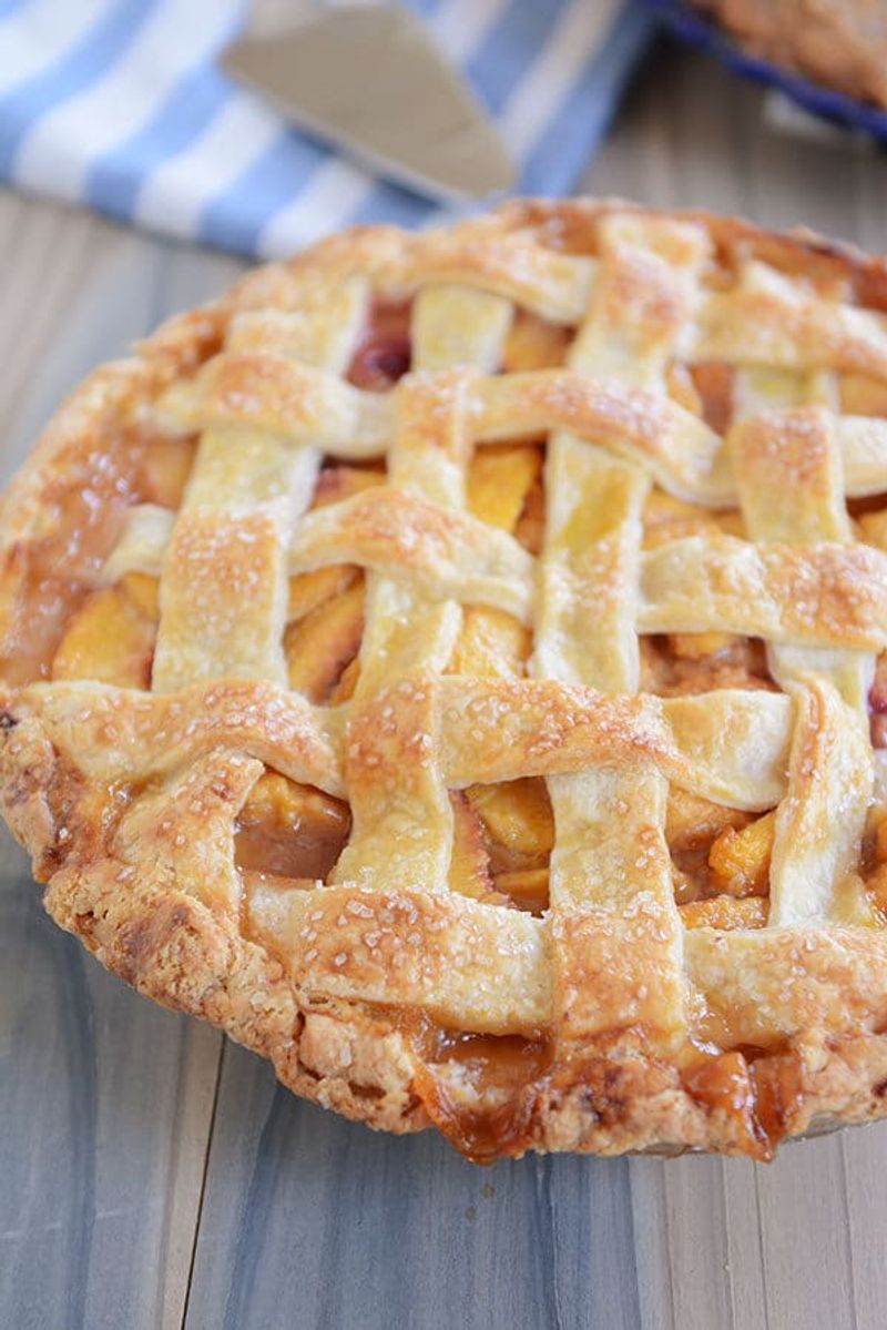 Peach Pie, Not Peach Cobbler