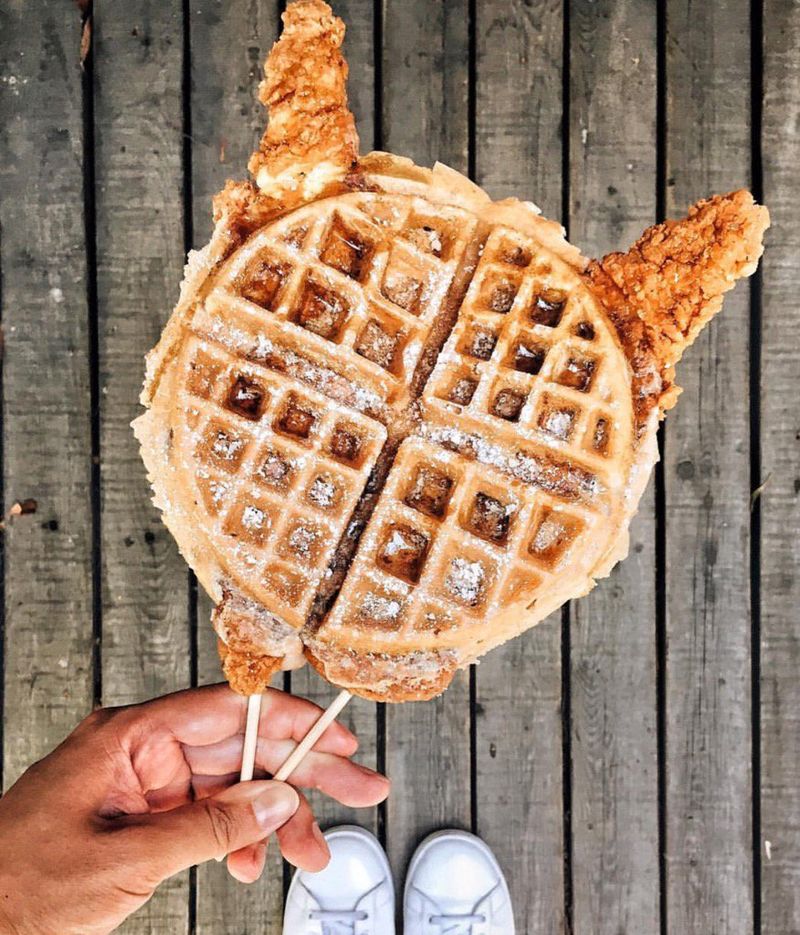 Must Try Foods On A Stick That Make The Ohio State Fair A Feast On A Stick - Decor Hint Chicken and Waffle Stick