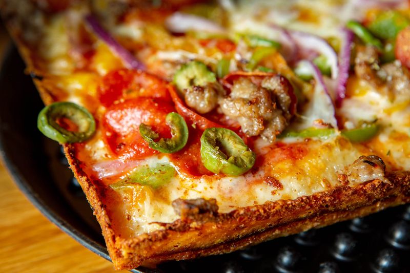 10 Colorado Pizza Joints Worth A Road Trip For The Perfect Bite - Decor Hint Blue Pan Pizza - Denver