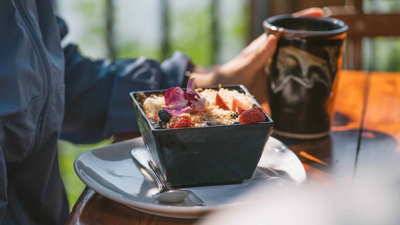 Sourdough Waffle Wonder at Deer Valley Grocery Café