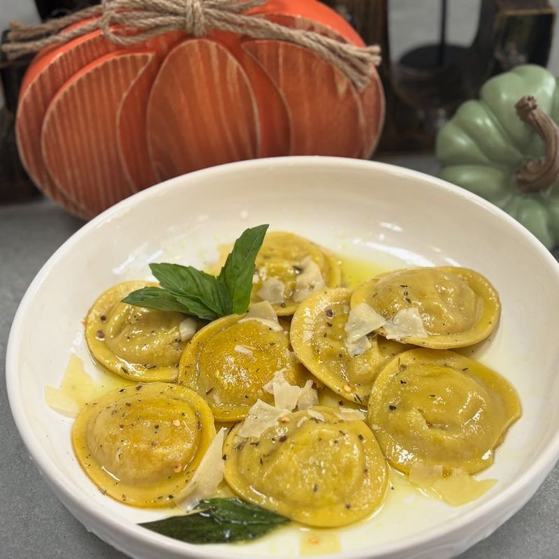 Pumpkin Treats Taking Over New York This Fall - Decor Hint Pumpkin Ravioli at Eataly