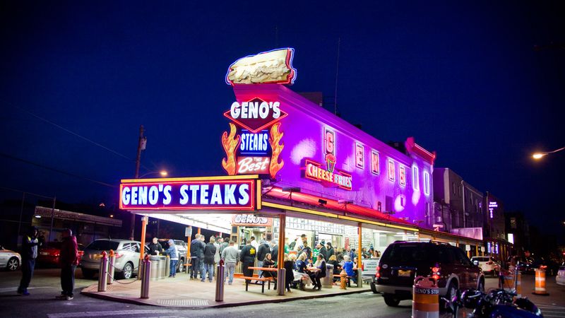 Late-Night Eats In Philadelphia Worth Staying Up For - Decor Hint Geno's Steaks