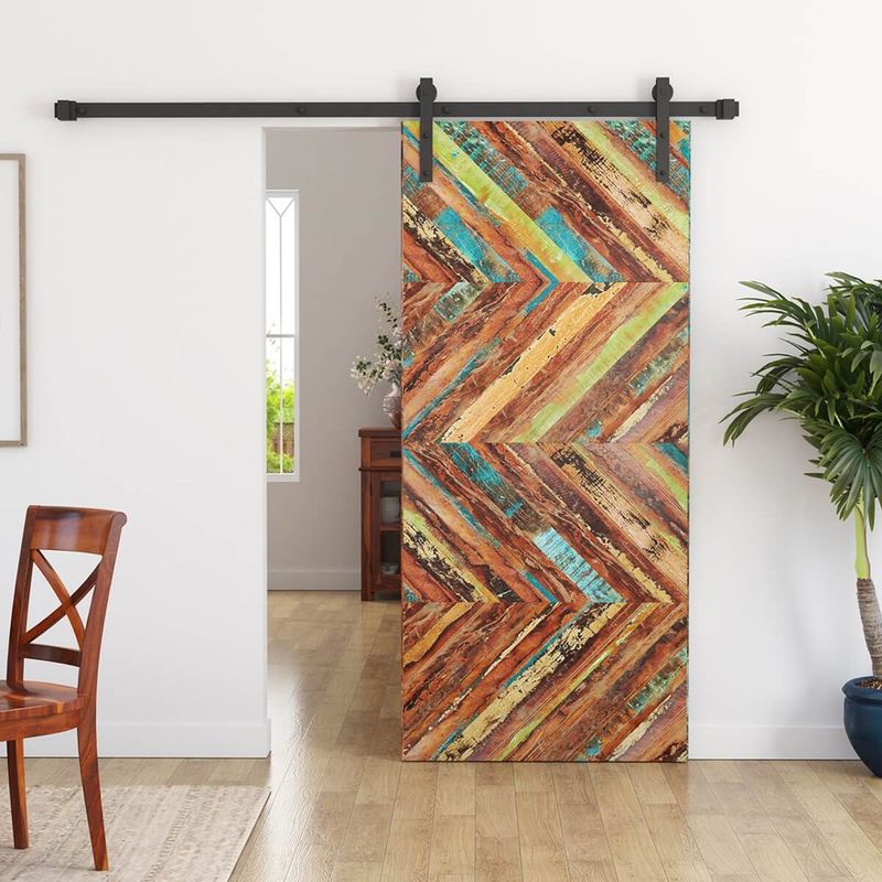 The Rustic Barn Doors In These Kansas Farmhouses That Transform Every Room Instantly - Decor Hint Chevron Pattern Doors for Bathroom Entrances