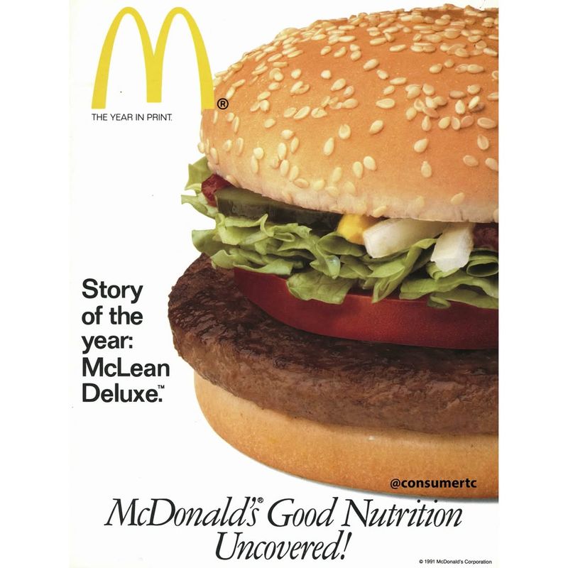 Remember These? 14 Fast-Food Sandwiches Ohioans Loved - Decor Hint McDonald's McLean Deluxe