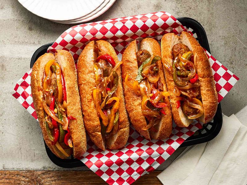 15 Philly Sandwiches Locals Say You Have To Try - Decor Hint Sausage and Peppers Hoagie