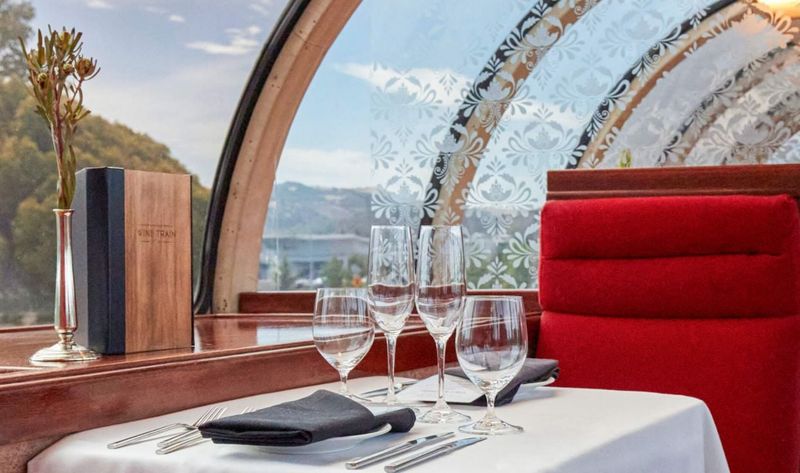 This California Wine Train Combines Scenic Views With Gourmet Dining - Decor Hint Attentive Tableside Service That Feels Like Fine Dining On Rails